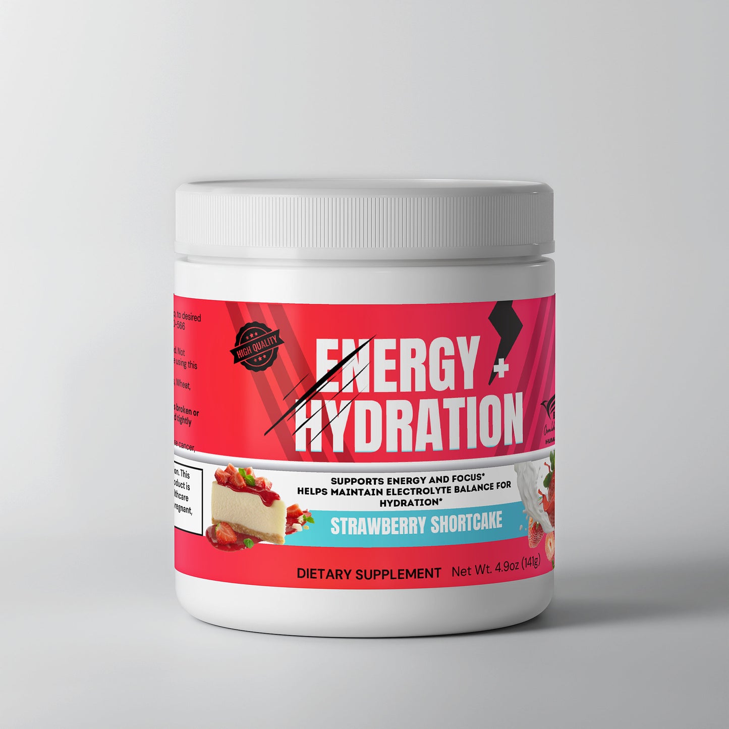 Energy Powder (Strawberry Shortcake)