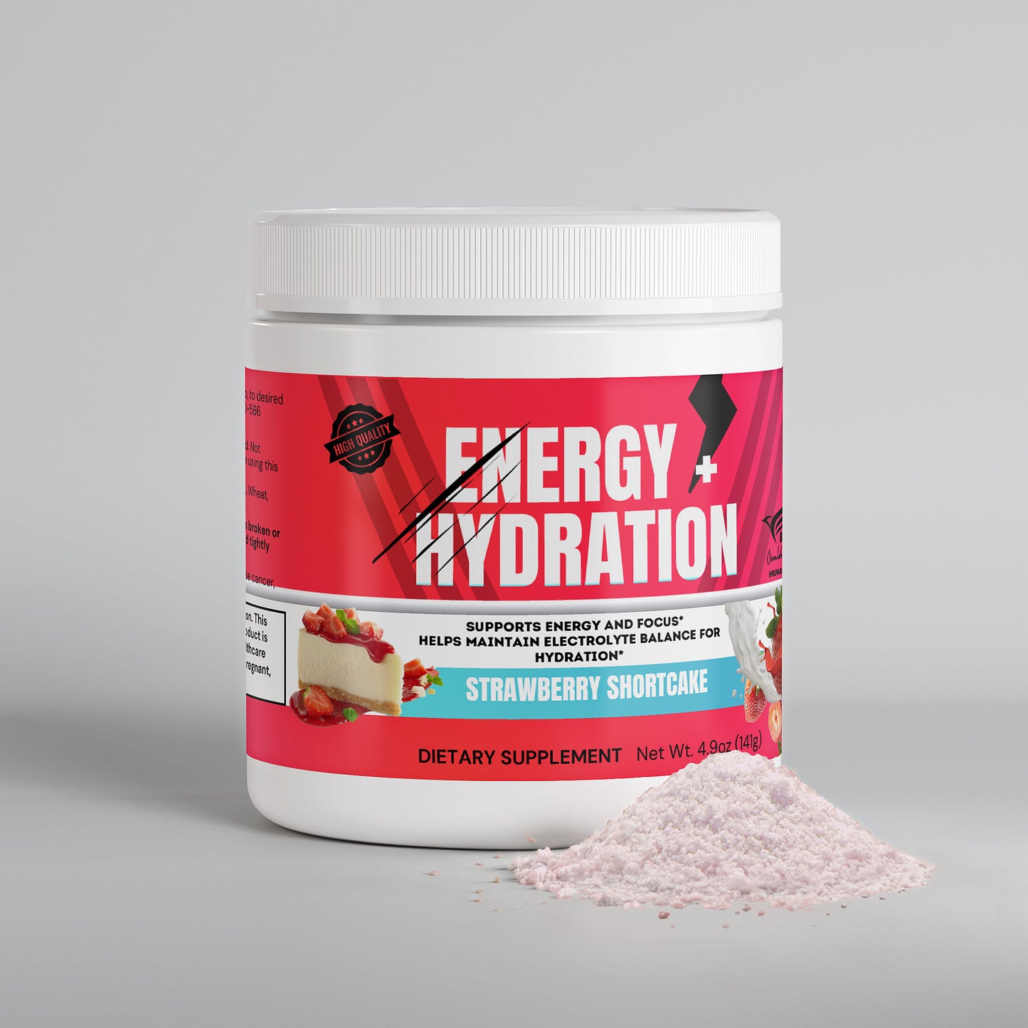 Energy Powder (Strawberry Shortcake)